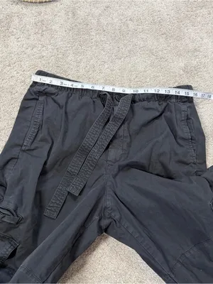 GAP Women’s Cotton Fine Twill Cargo Easy Pants in Black M thumbnail 11