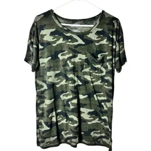 Arizona Jean Co. Camouflage Crewneck Short Sleeve Tee Shirt Sz L thumbnail 5