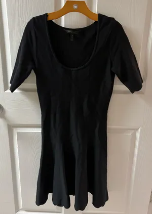 BCBGMAXAZRIA black dress thumbnail 1