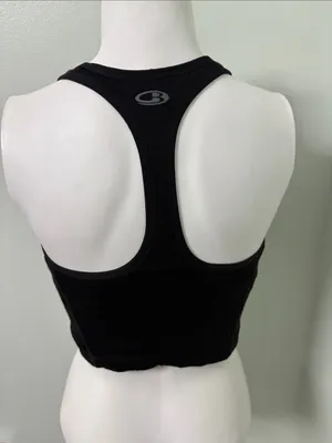 Icebreaker Meld Zone LongLine Sports Bra black large thumbnail 5