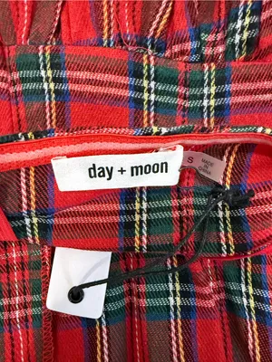 Strapless Red Plaid Mini Dress - Classic Holiday Style thumbnail 4