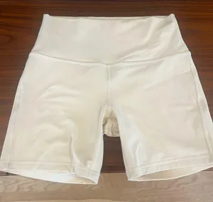 Lululemon Align Highrise Short 6" Double Lined Nulu Size 8🥂 Prosecco thumbnail 2