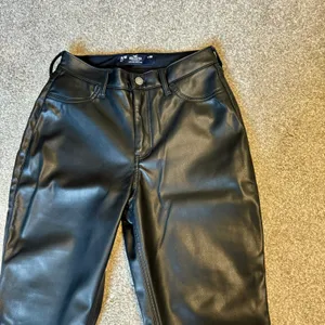 Ultra High Rise Flare Vegan Leather Pants thumbnail 4
