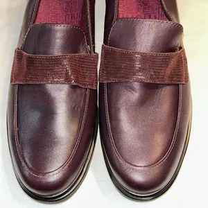 Munro Geana Wine Color Leather Loafers Shoes(Size 8M) thumbnail 11
