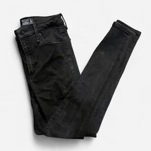 abercrombie & fitch high‎ rise black skinny jeans thumbnail 1