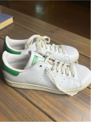 Adidas Stan Smith Womens Size 7 White Green Leather Sneakers B24105 thumbnail 7