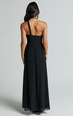 New Showpo Amorette Maxi Dress One Shoulder Detail Gown Dress Size XL MSRP $129 thumbnail 6