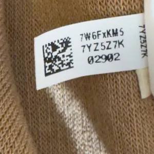 327 | Aerie Women Medium Oversized V-Neck Waffle Knit‎ Thermal Sweater Tan thumbnail 9