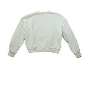 Garage Crewneck Country Club Embossed Tennis‎ Sweatshirt Cream S/M Pockets thumbnail 8