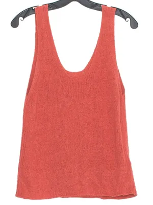 Madewell Sweater Tank Y2K Coastal Cottage Minimalist Preppy Casual Boho‎ Small thumbnail 1