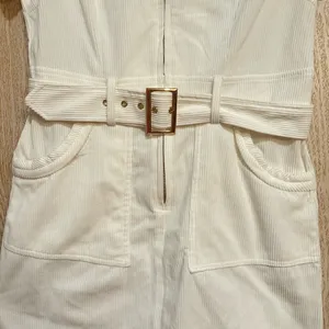 Women's Large Corduroy Mini Dress with Short Sleeves thumbnail 3