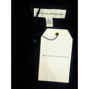 Dress the Population‎ Tiffany One-Shoulder Midi Dress Small Black NWT thumbnail 6