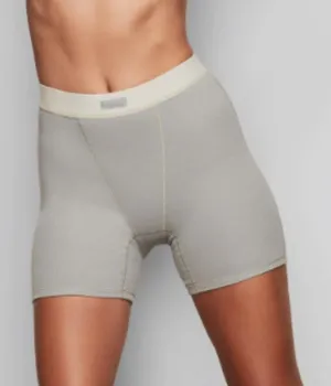 Skims Gray Mineral Ribbed High Waist Boxer Short NEW S thumbnail 1