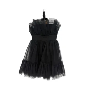 Katie May Ellee Tulle Mini Dress Black Strapless Fit & Flare Party Size‎ Small thumbnail 3