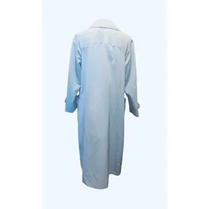 Vintage Forecaster of Boston Blue Lined Trench Coat Size 13/14 thumbnail 2