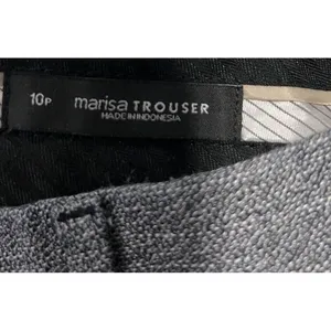 LOFT Womens‎ Trouser Textured Pants Size 10P Gray thumbnail 4