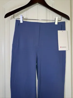 Lululemon Smooth Fit Pull-On High-Rise Pant Size 6 Blue NWT thumbnail 2