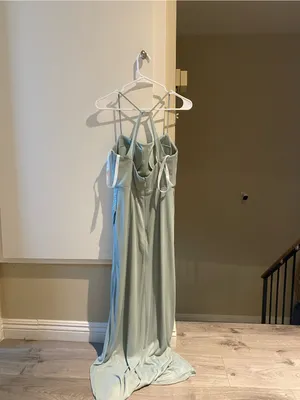 Azazie Sage Party dress prom dress with slit thumbnail 3