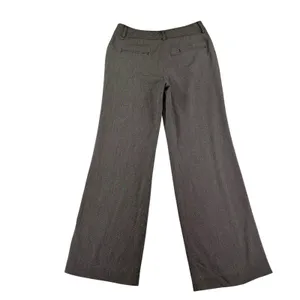 Sandro Sportswear Brown Micro Check Wide‎ Leg Trousers Size 6 Dark Academia thumbnail 2