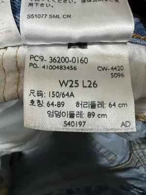 Levis 501’s Premium‎ Cropped High Rise Straight Leg Button Fly Luxor Denim Jeans thumbnail 13