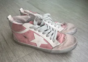 Golden goose pink mid stars  thumbnail 1