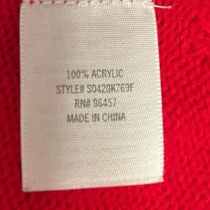 Francesca’s Red Merry & Bright Light Up Cactus Christmas Holiday Sweater Size L thumbnail 4