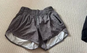 gray lululemon shorts thumbnail 1