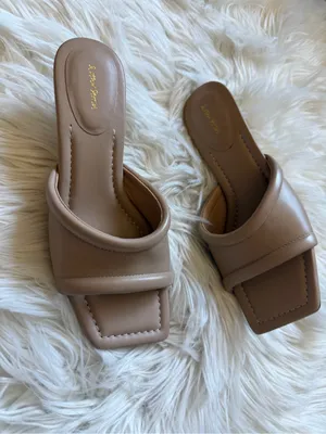 & Other Stories square toe kitten heel slides thumbnail 2