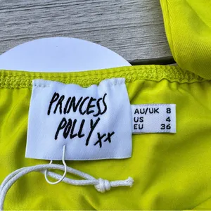 Princess Polly Omarion Top‎ Cropped Halter Cutout Size 2 NWT thumbnail 6