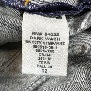 GAP Y2K Curvy Flare Jeans Dark Wash Stretch Denim‎ Retro Boho Hippie Size 12 thumbnail 7