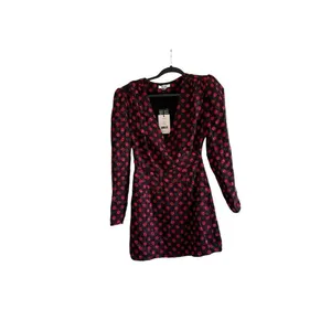 NWT Re/Done Polka Dot 80s Silk Dress Size XS thumbnail 4