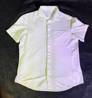 Lululemon Men’s Airing Live In Practice Shirt Easy Stretch Ventlight White size M thumbnail 1