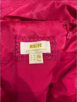 Anthropologie Dress Maeve Pink thumbnail 3