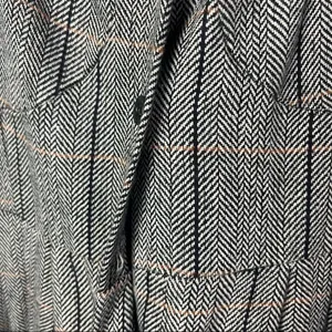 Boutique Gray Tweed Retro Button Down‎ Midi Dress S thumbnail 5