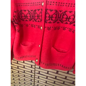 Free Assembly Red And Black Button Front Cardigan Size XXL‎ thumbnail 3