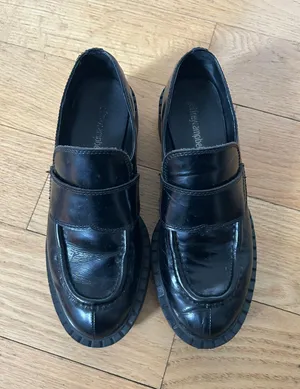 Jeffrey Campbell Black Loafers thumbnail 3