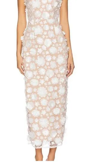 Elliatt bluebell white ivory floral dress Size XL thumbnail 1