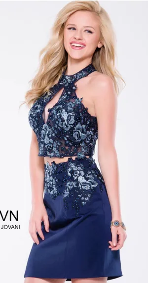 JVN by Jovani Homecoming Dress JVN41469 thumbnail 1