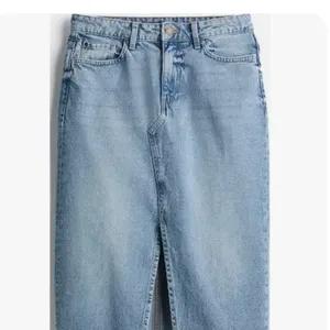 Denim & Co Maxi Pencil Denim Skirt NWOT thumbnail 3