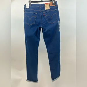 NW5 Levi's Women's Boyfriend Jeans in Deep Blue 29x30 thumbnail 7