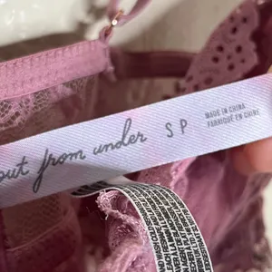 Out From Under Cherie Sheer Lace Babydoll Cami Rose‎ Pink Small thumbnail 4