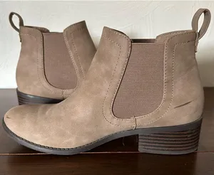 Taupe Ankle Boots Tan Size 7 thumbnail 3