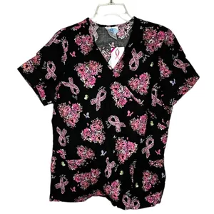 SB Scrubs Breast Cancer Scrub Shirt nwt‎ thumbnail 1