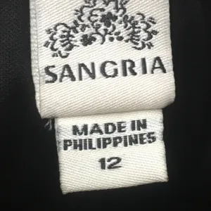 Sangria size 12 black formal dress thumbnail 4