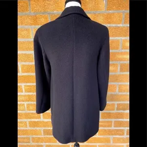 Cinzia rocca alpaca/wool coat size 2 Black thumbnail 7
