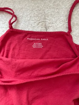 American Eagle red tank top thumbnail 2