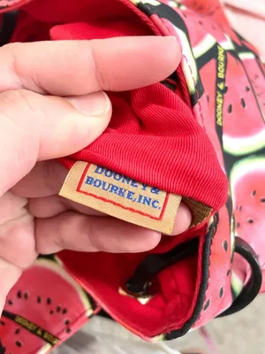 Dooney & Bourke Sandia Flap Watermelon Print Backpack Fruitcore Retro Summer thumbnail 9