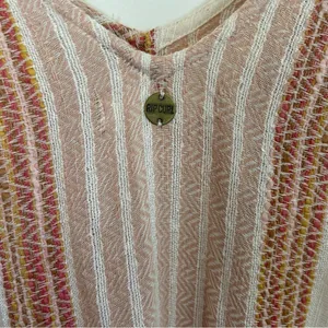 Rip Curl Cream Baja Stripe Midi Dress NWT S thumbnail 8