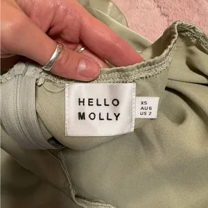 Hello Molly ANGELS IN AMERICA MIDI DRESS Green XS thumbnail 6
