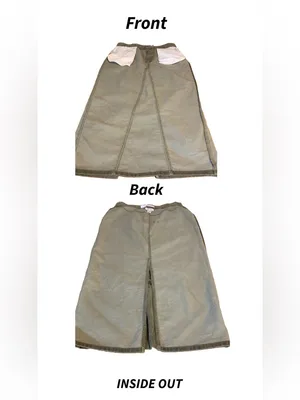 Jones New York Sage Green Corduroy Cotton Blend Maxi Skirt (10) thumbnail 9